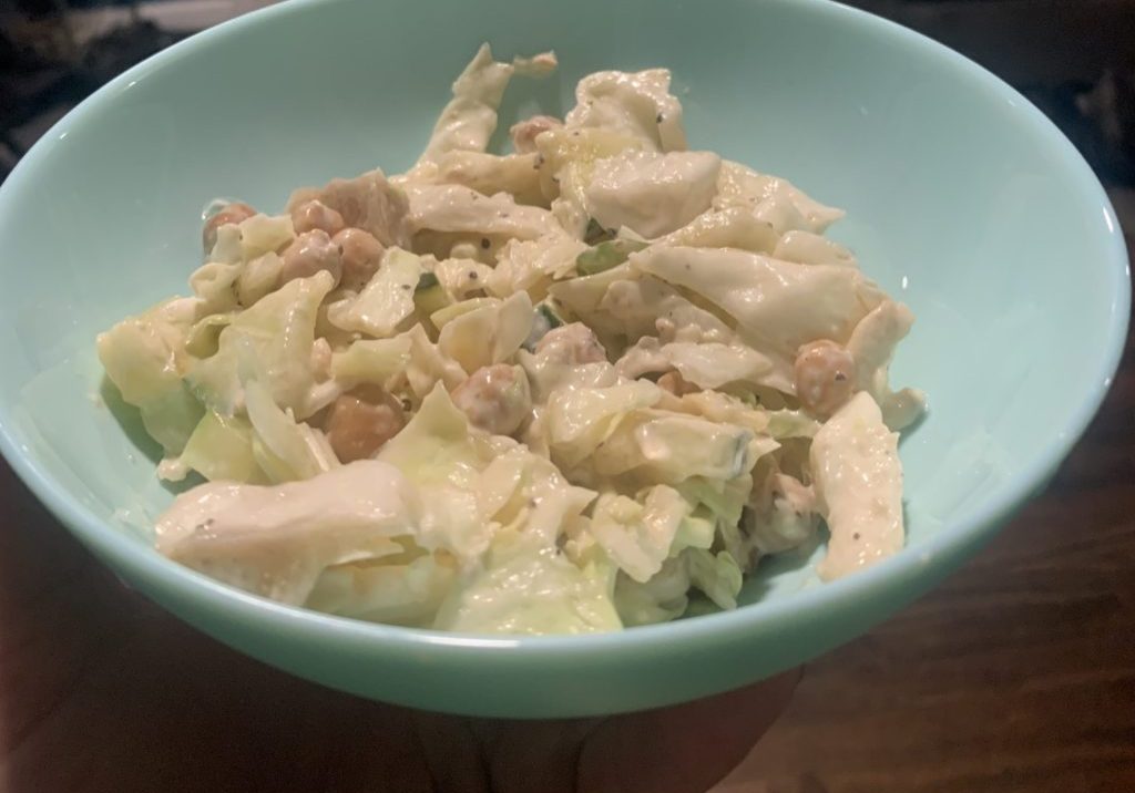 cabbage chickpea salad